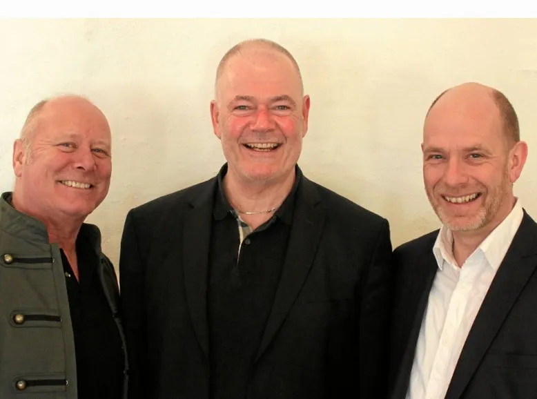 Musikerne Peter Søvad, Klaus Thrane og Ole Sloth